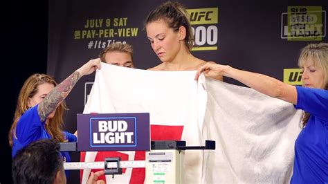 Miesha Tate towel incident at the weigh ins for UFC 200